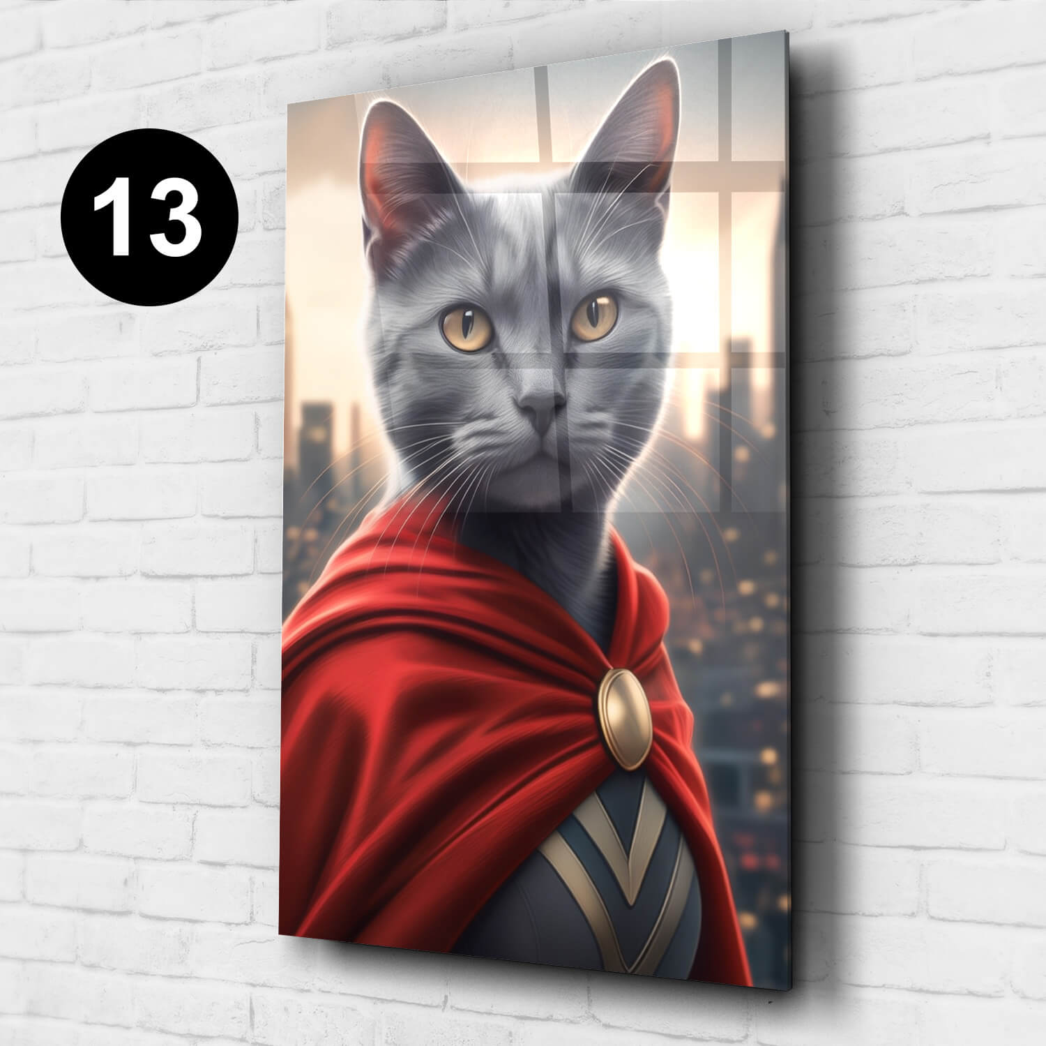 Katzenportrait Acrylglas