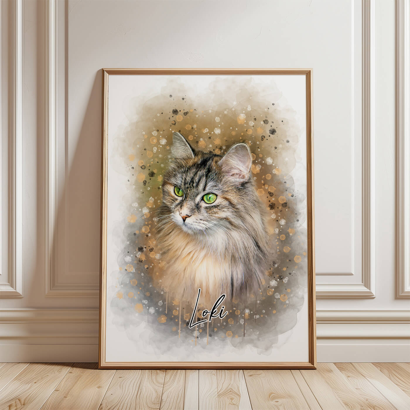 Katzenportrait zeichnen lassen