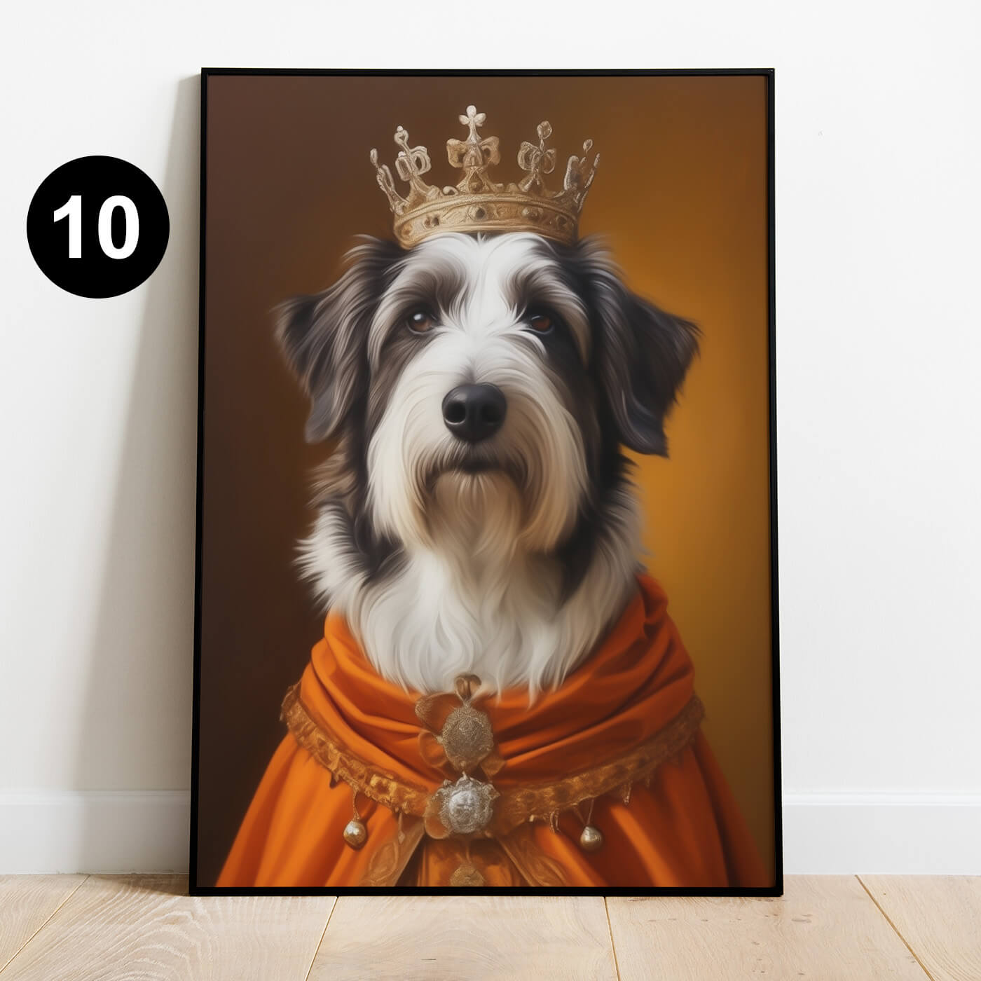 Hundeportrait Adel König