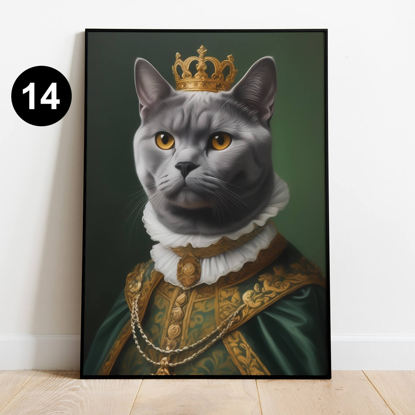 Katzenportrait Königin