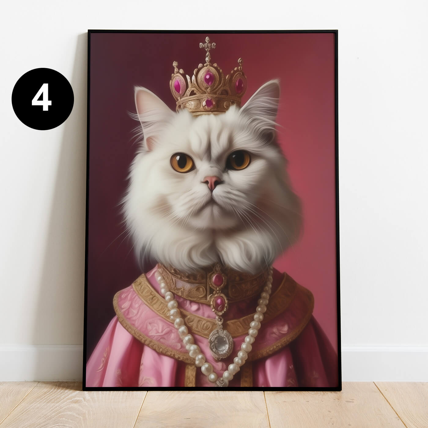 Katzenportrait Prinzessin Uniform