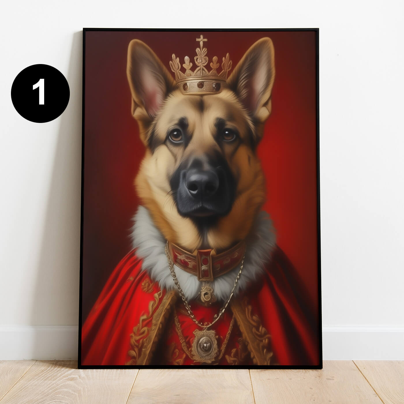 Tierportrait Renaissance König