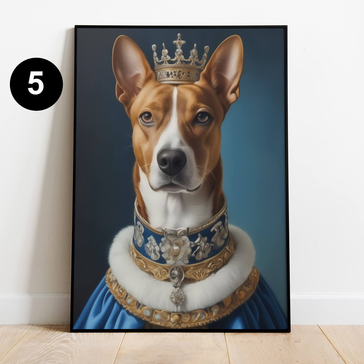 Witziges Hundeportrait